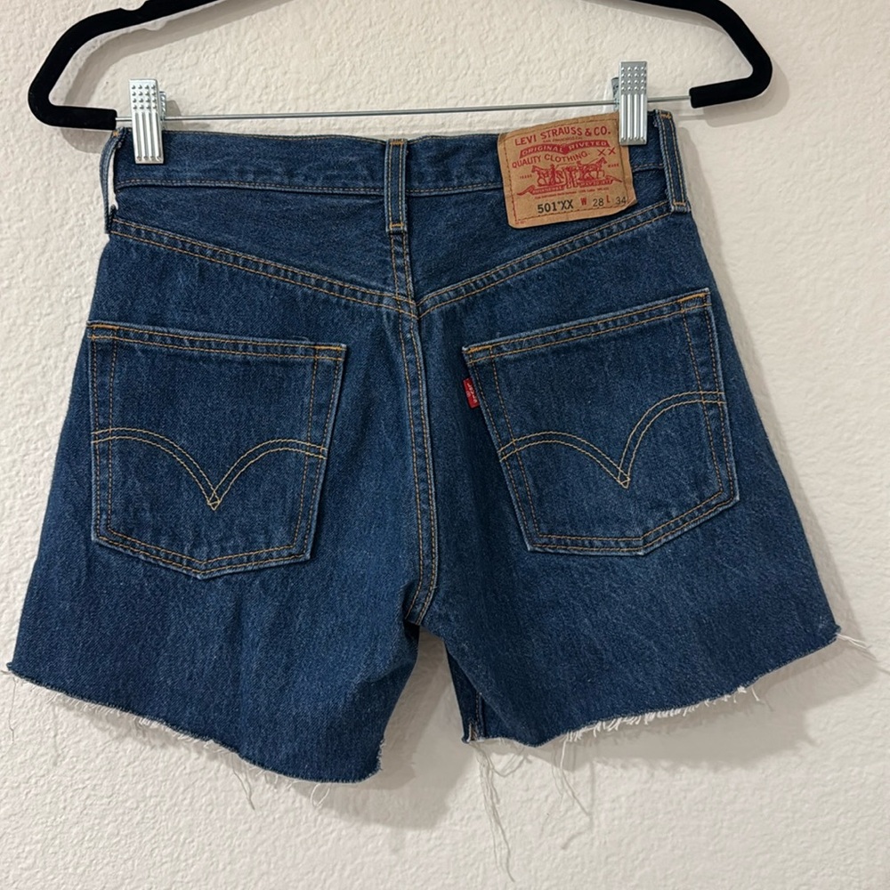 Vintage 90s Levi's 501xx Blue Jean Shorts for Women